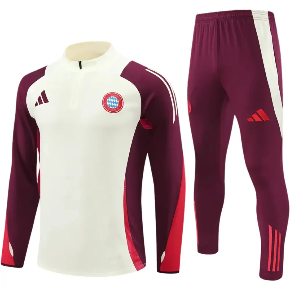 2024-25 New Season Bayern White Children's Training Jersey