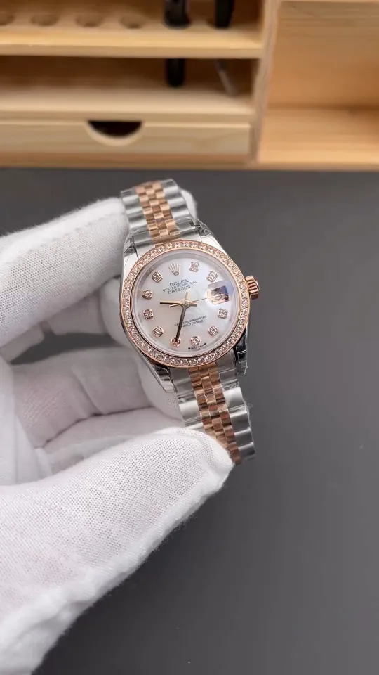 Rolex Datejust Rose Gold Ladies 28mm