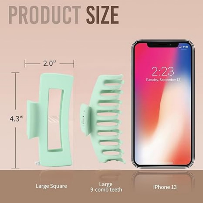 SWEETCLAWZ Hair Clips for Women 4.3 Inch Large