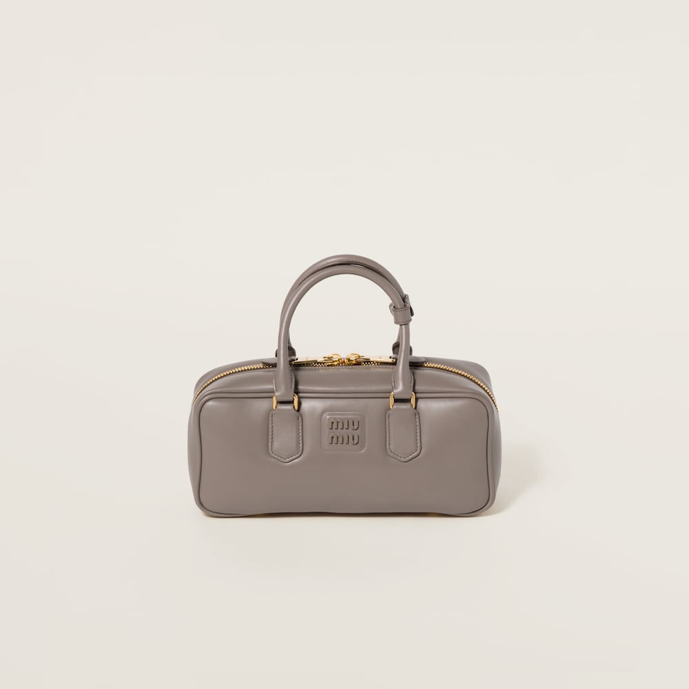 Large Arcadie leather bag