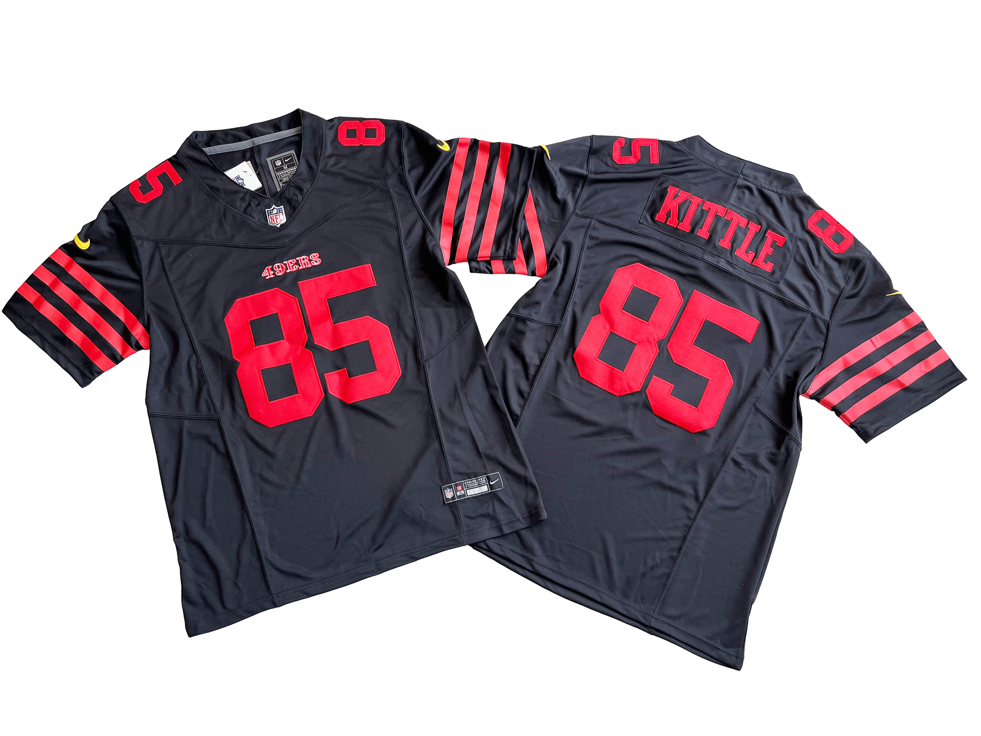 San Francisco 49ers 85# George Kittle Nike Vapor F.U.S.E. Limited Jersey