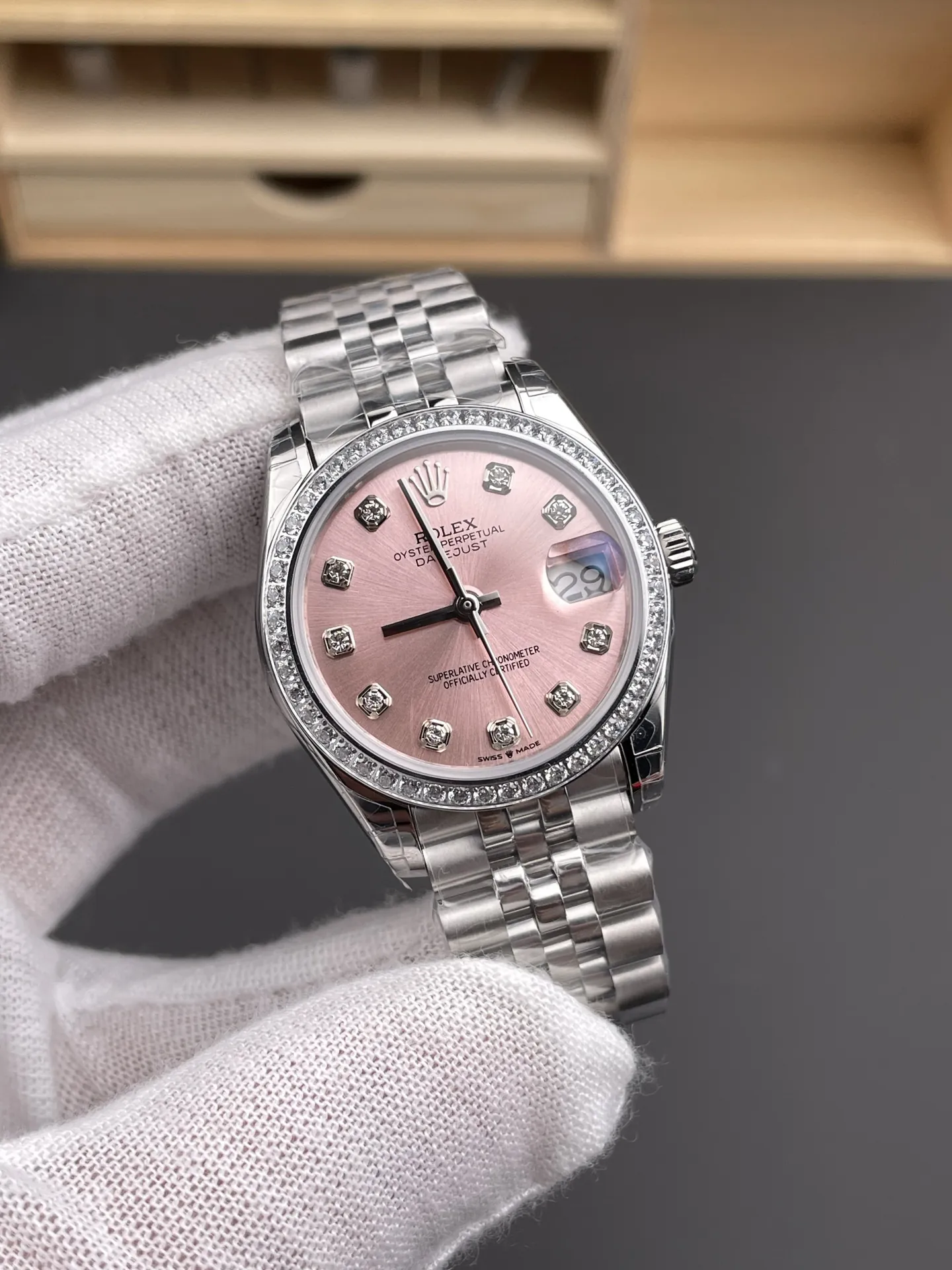 Rolex Datejust Diamond Bezel Ladies 31mm