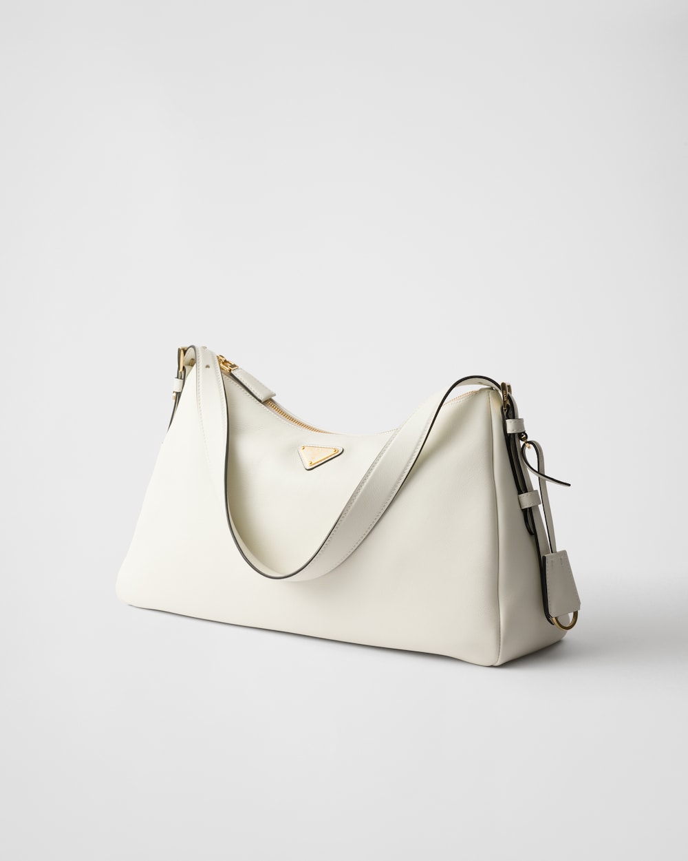 Aim??e Large Leather Shoulder Bag