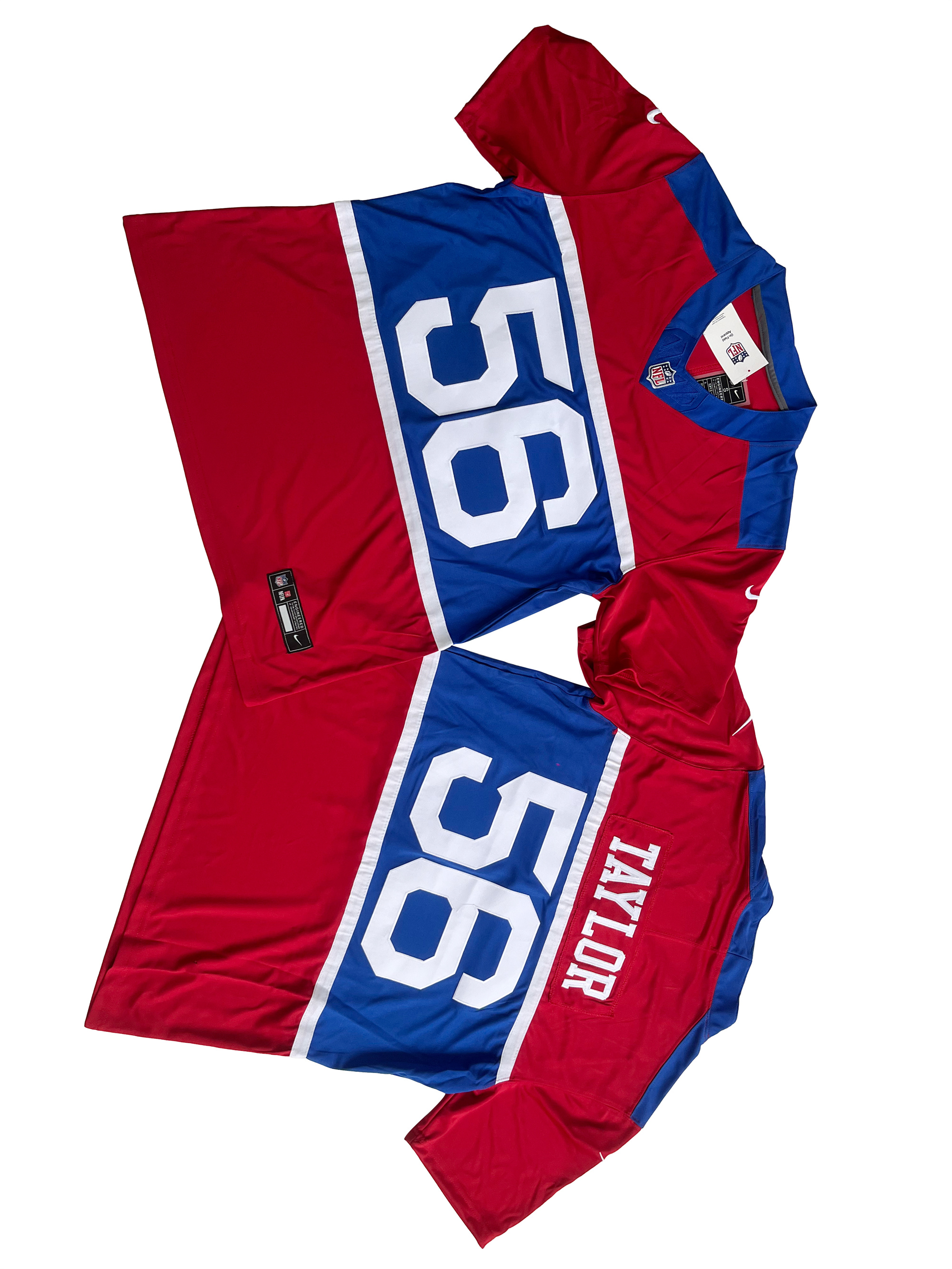 Men's New York Giants Lawrence Taylor Century Red Alternate Vapor F.U.S.E. Limited Jersey