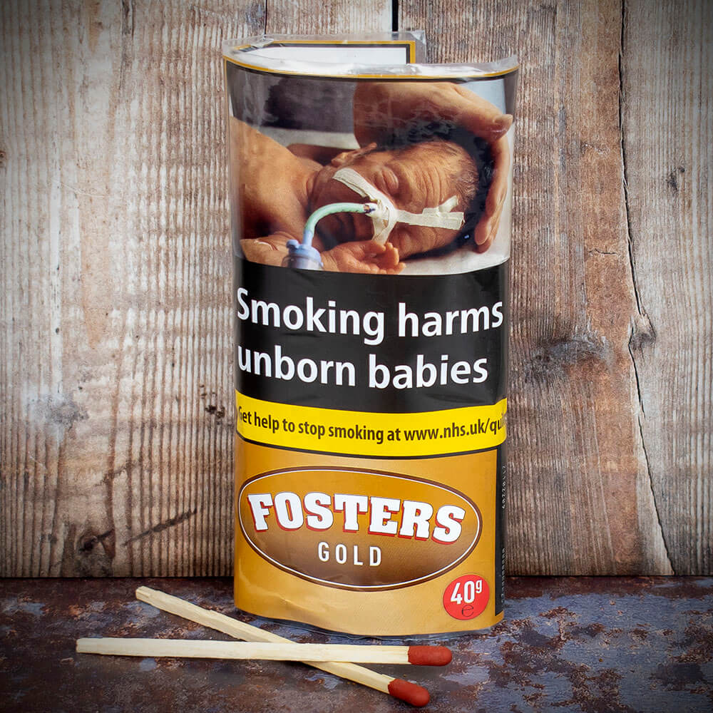 Fosters Gold Shag Tobacco - 40g Pouch