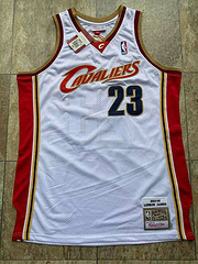 Cleveland Cavaliers LeBron James 23 White MN