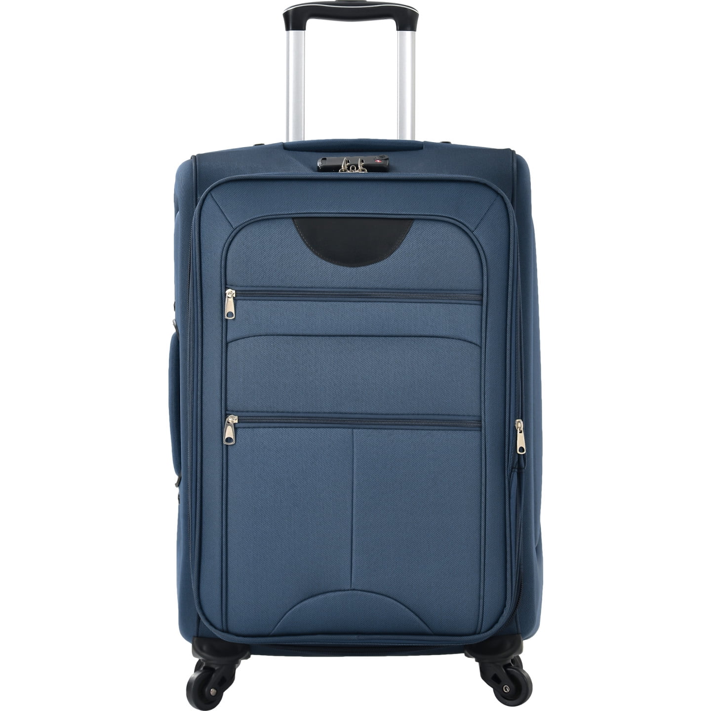 Expandable Softside Luggage Sets 3 Piece,Upright Spinner Suitcases with Wheels,Lightweight Carry on Luggage Travel Set,Green