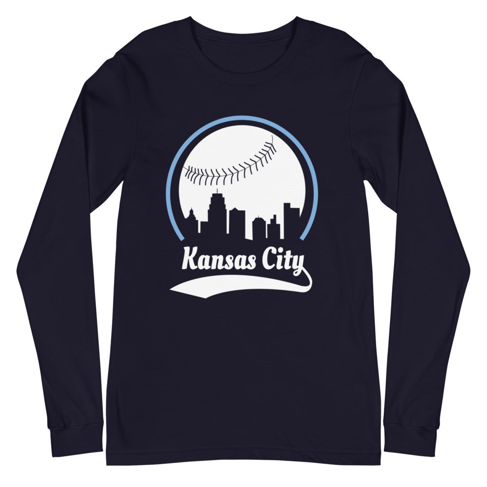 Unisex Kansas City Royals Baseball Long Sleeve Tee Shirt