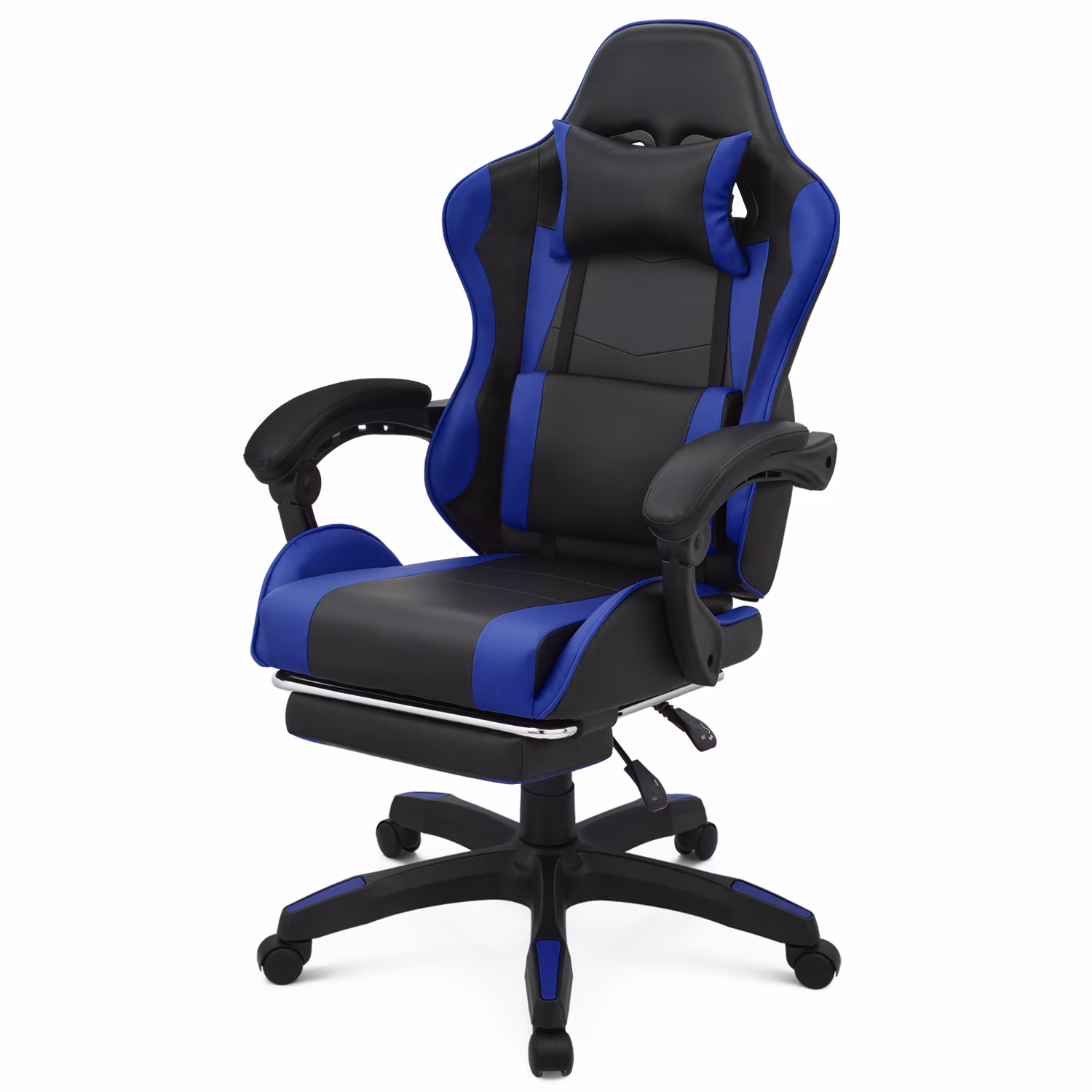 Magshion Adjustable Gaming Chair, Ergonomic PC Computer Seat with Headrest and Lumbar Support for Adults Teens Desk Chair, Black