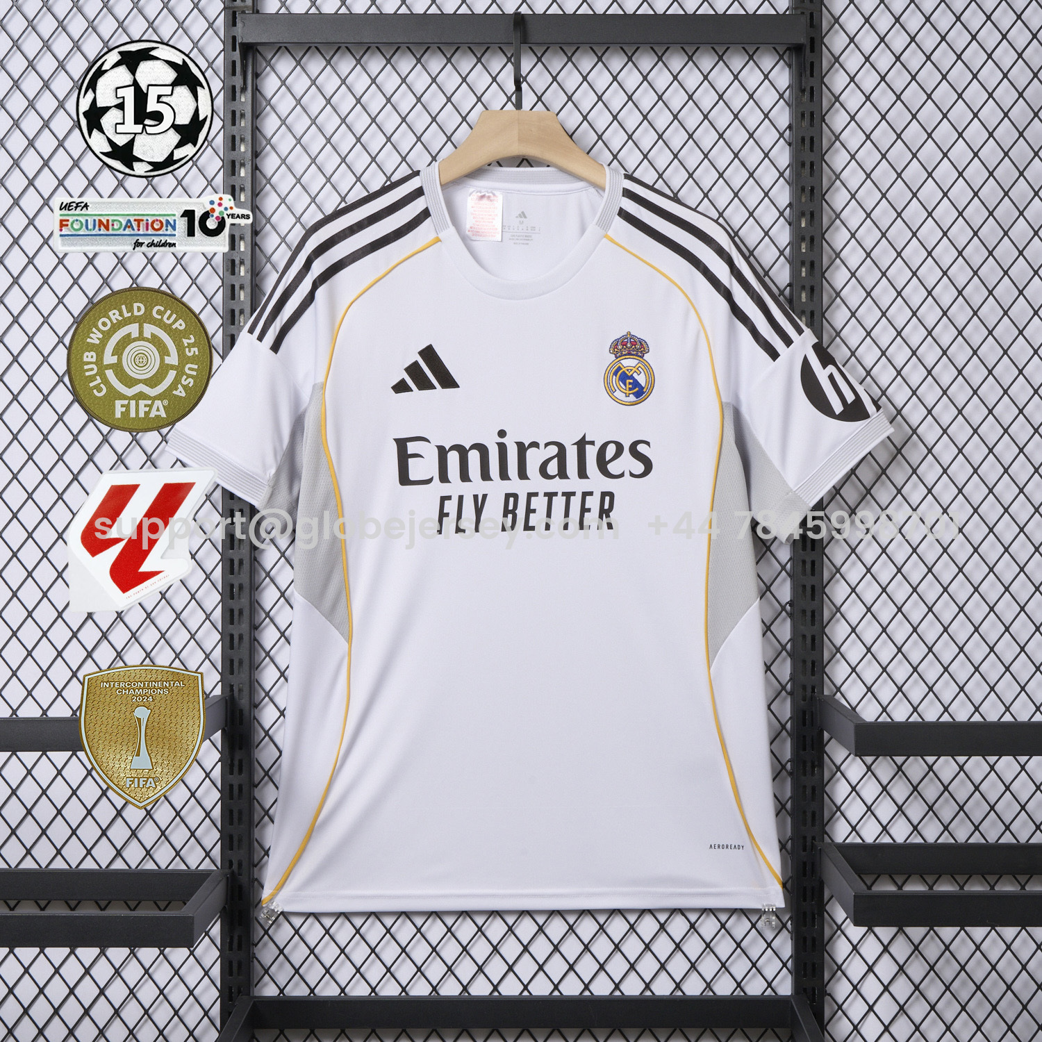 Real Madrid 25-26 Home White Jersey - Fans Version