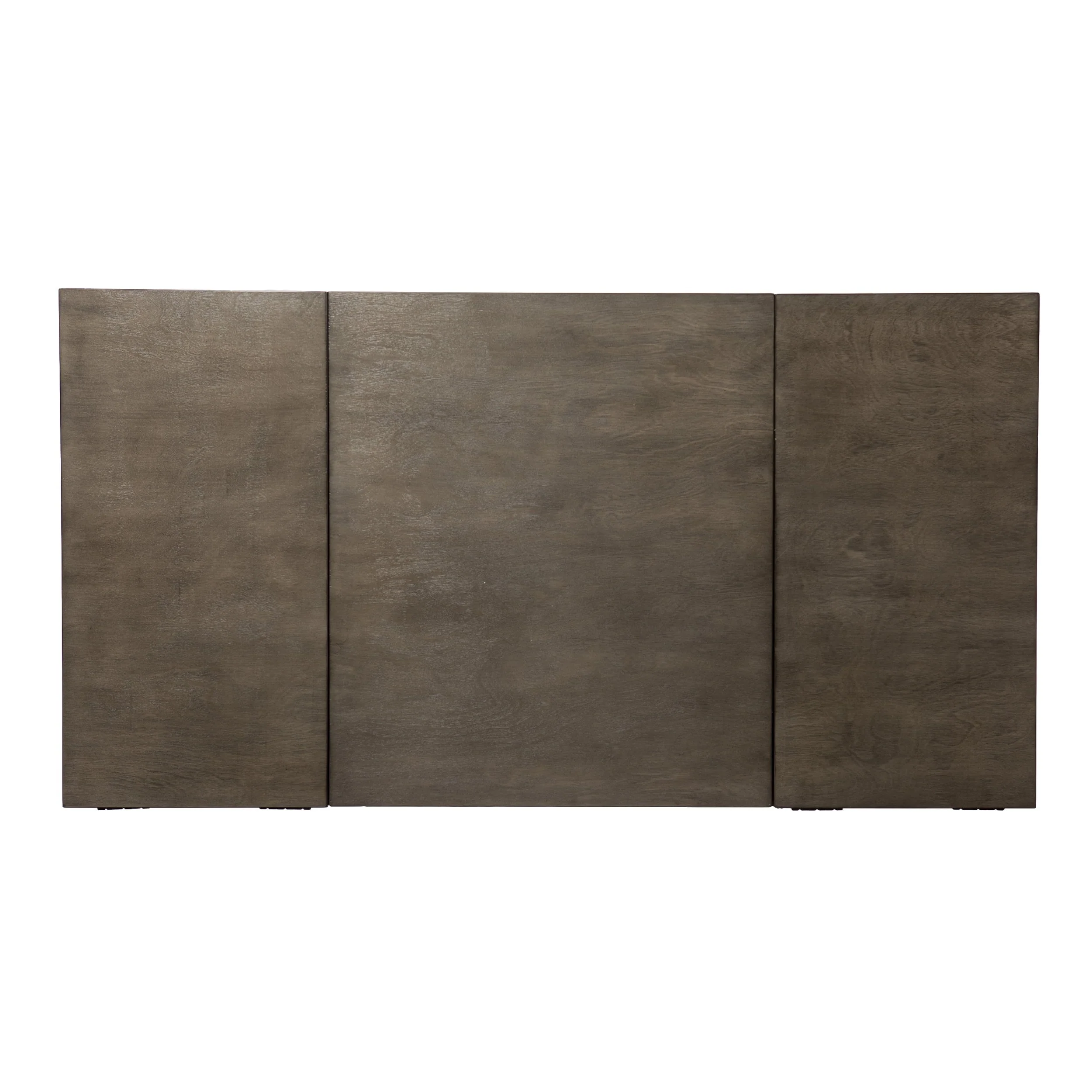 SEI Baridil Transitional Two-Tone Desk w/ Storage with Gray and Gold Finish