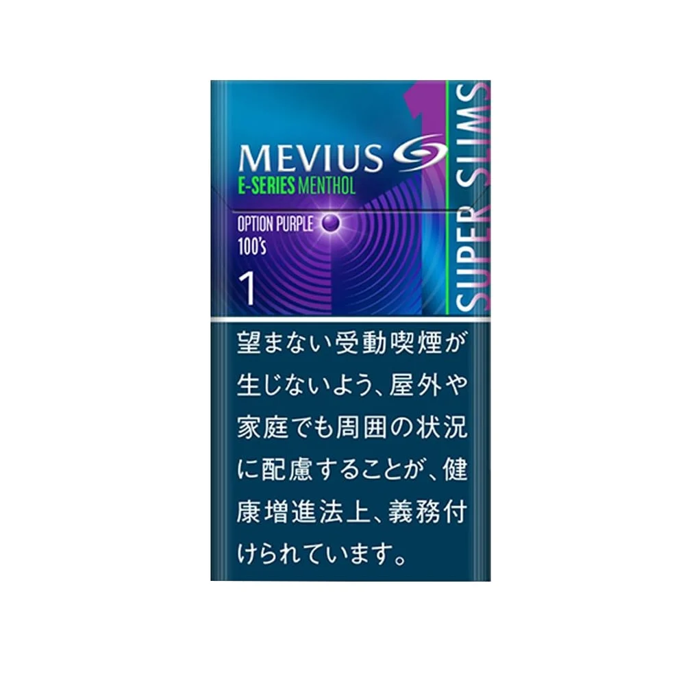 Mevius E Series Menthol Option Purple One 100’s (SuperSlims)
