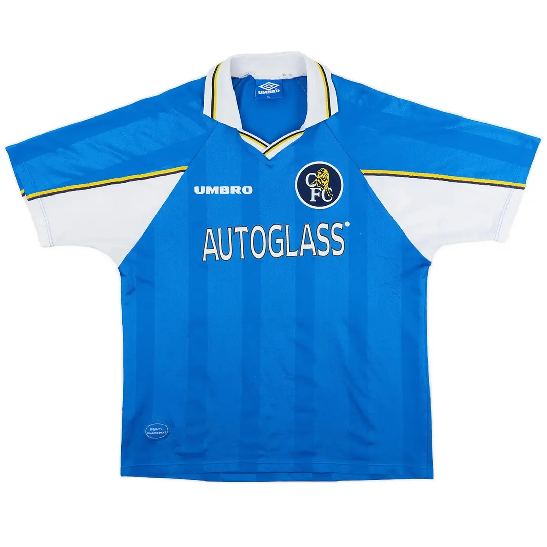 VIALLI #9 Chelsea 1997/99 Home Retro Soccer Jersey