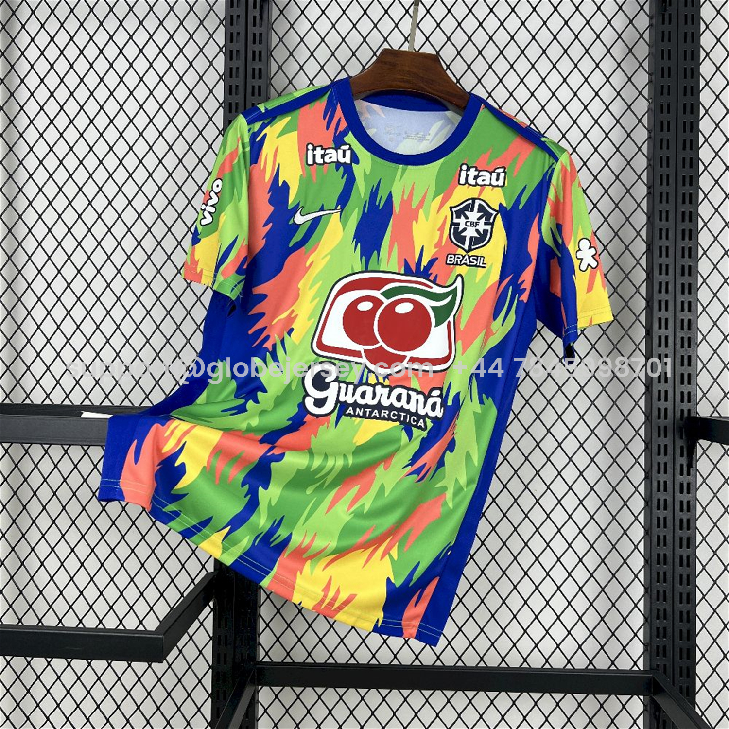 Brazil 25-26 Green Training Jersey - Fans Version