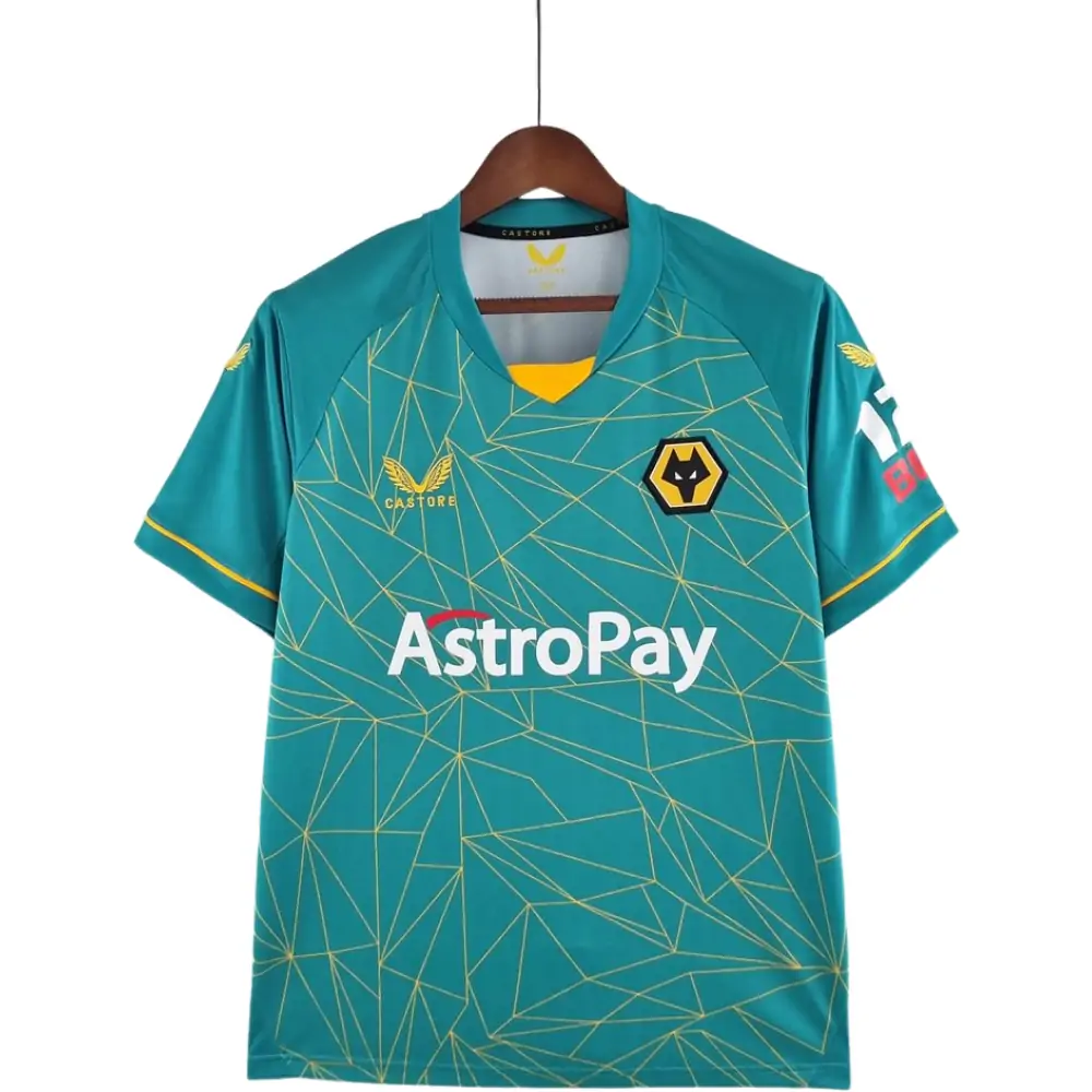 2022/2023 Wolverhampton Wanderers Away Football Shirt 1:1 Thai Quality - Fans Edition