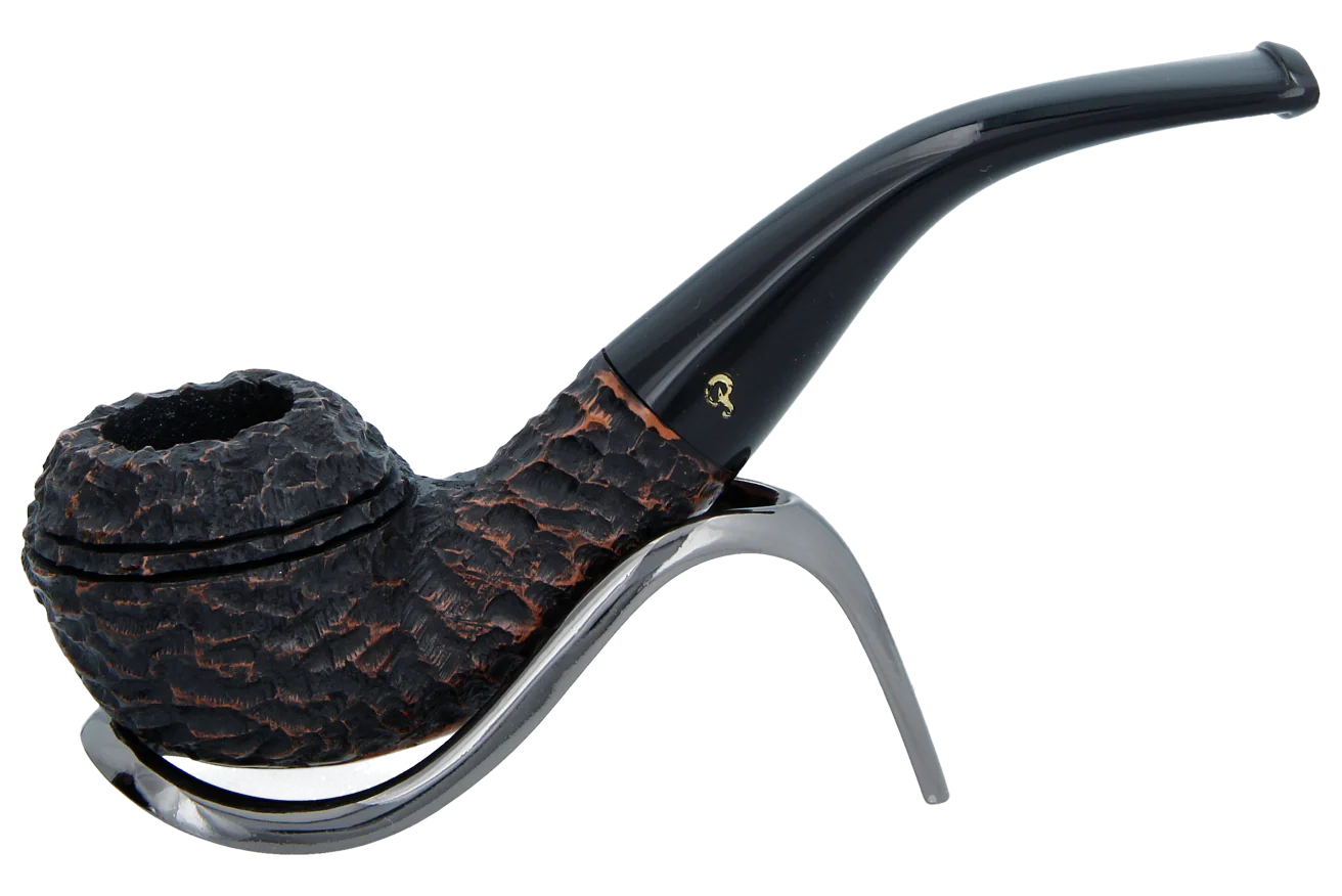 Peterson of Dublin Aran Rusticated Briar Smoking Pipe - Shape No.999