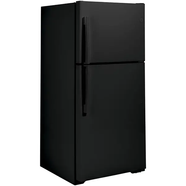 19.1 cu ft Top Freezer Black Refrigerator