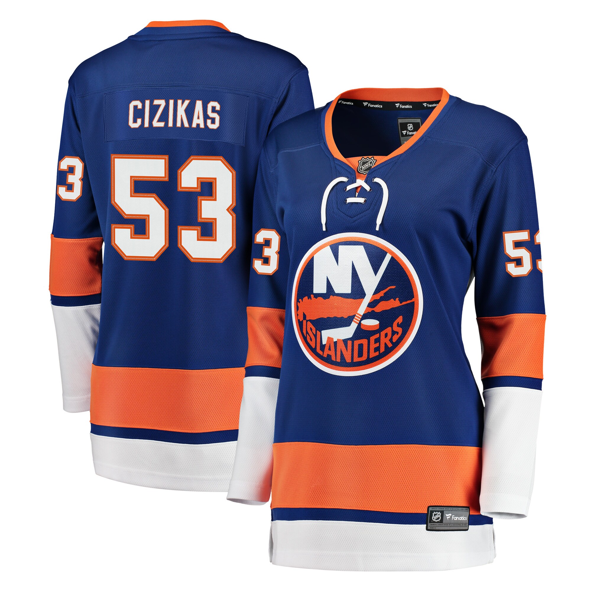 Casey Cizikas New York Islanders Fanatics Women’s Breakaway   Jersey – Royal