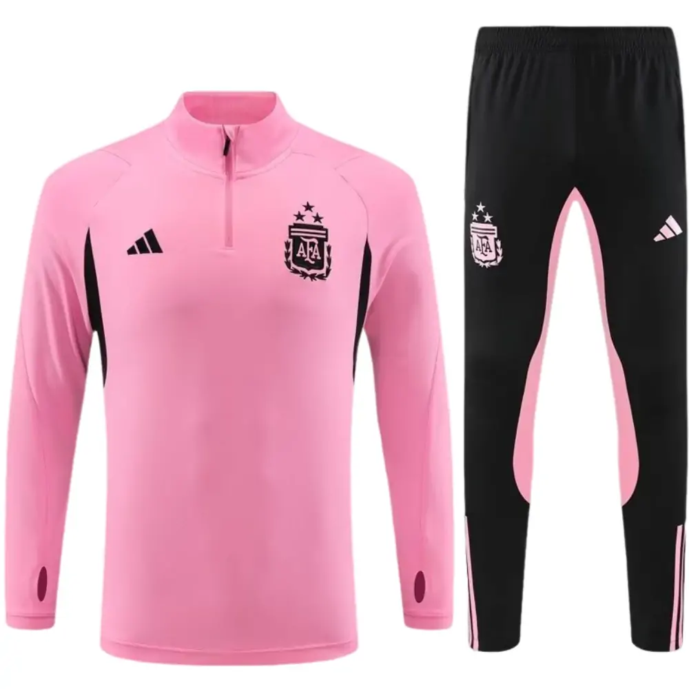 2023/2024 Argentina Half-length Training Wear Pink Jersey Set