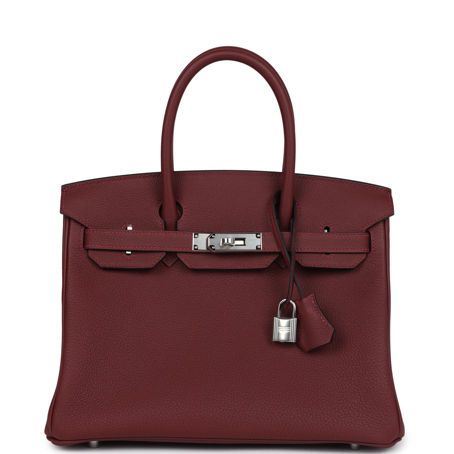 Birkin 30 Rouge H Togo Palladium Hardware