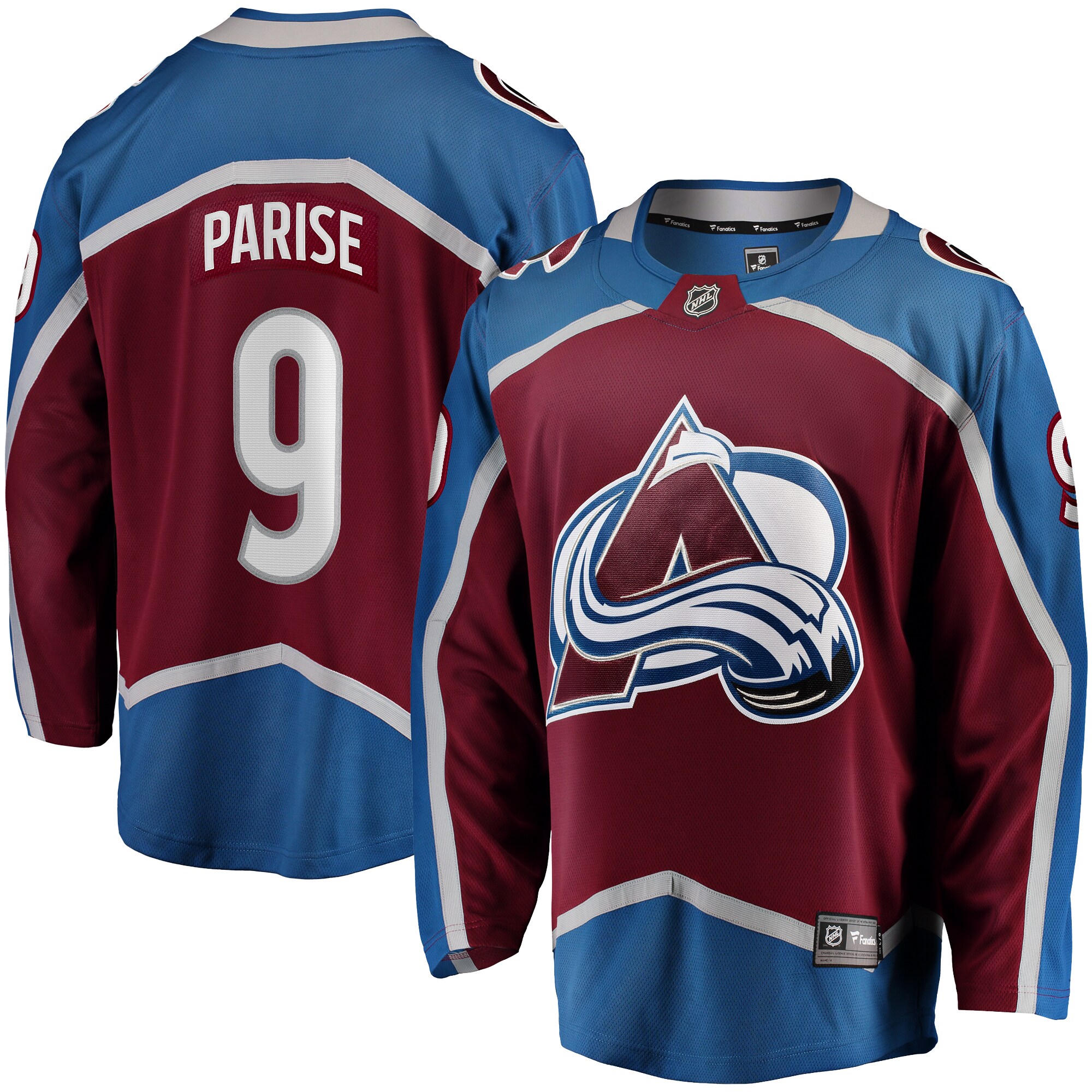 Zach Parise Colorado Avalanche Fanatics Home Premier Breakaway   Jersey – Maroon