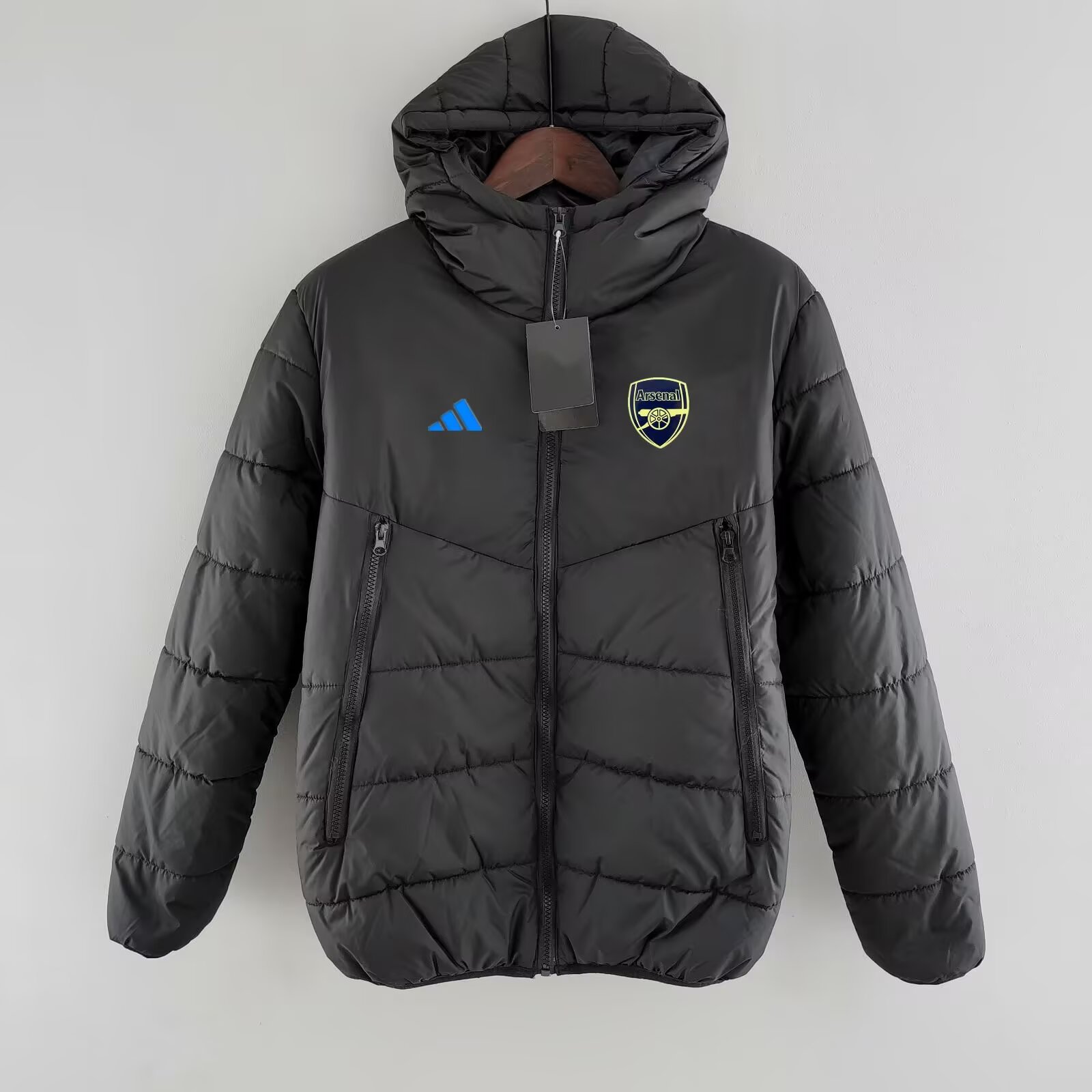 2024/2025 Arsenal Black Soccer Cotton jacket 1:1 Thai Quality