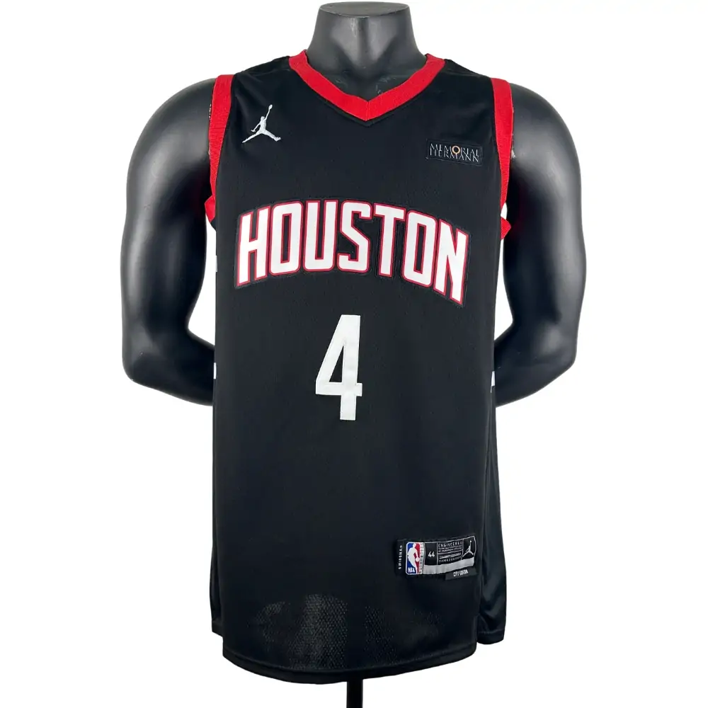 Embroidered 23rd season Rockets Jumpman style No. 4 Green