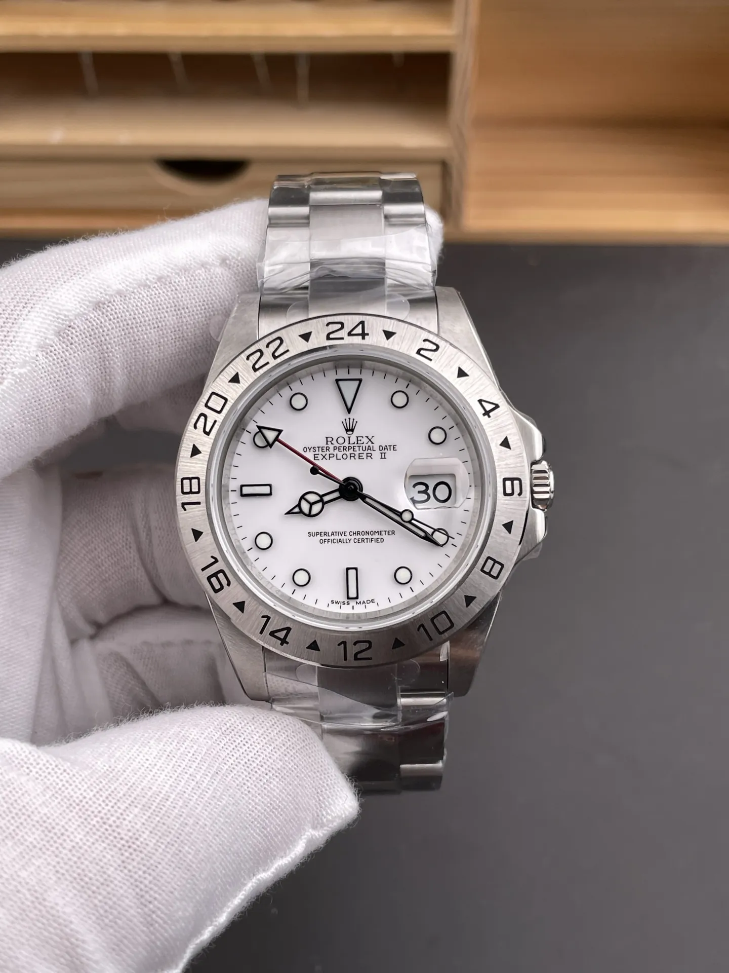 Rolex Explorer II White Dial 40mm