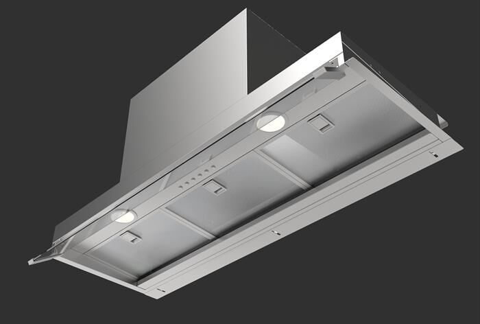 GLEM GAS - Cappa a camino decorativa GHN980IXA Classe A-Inox