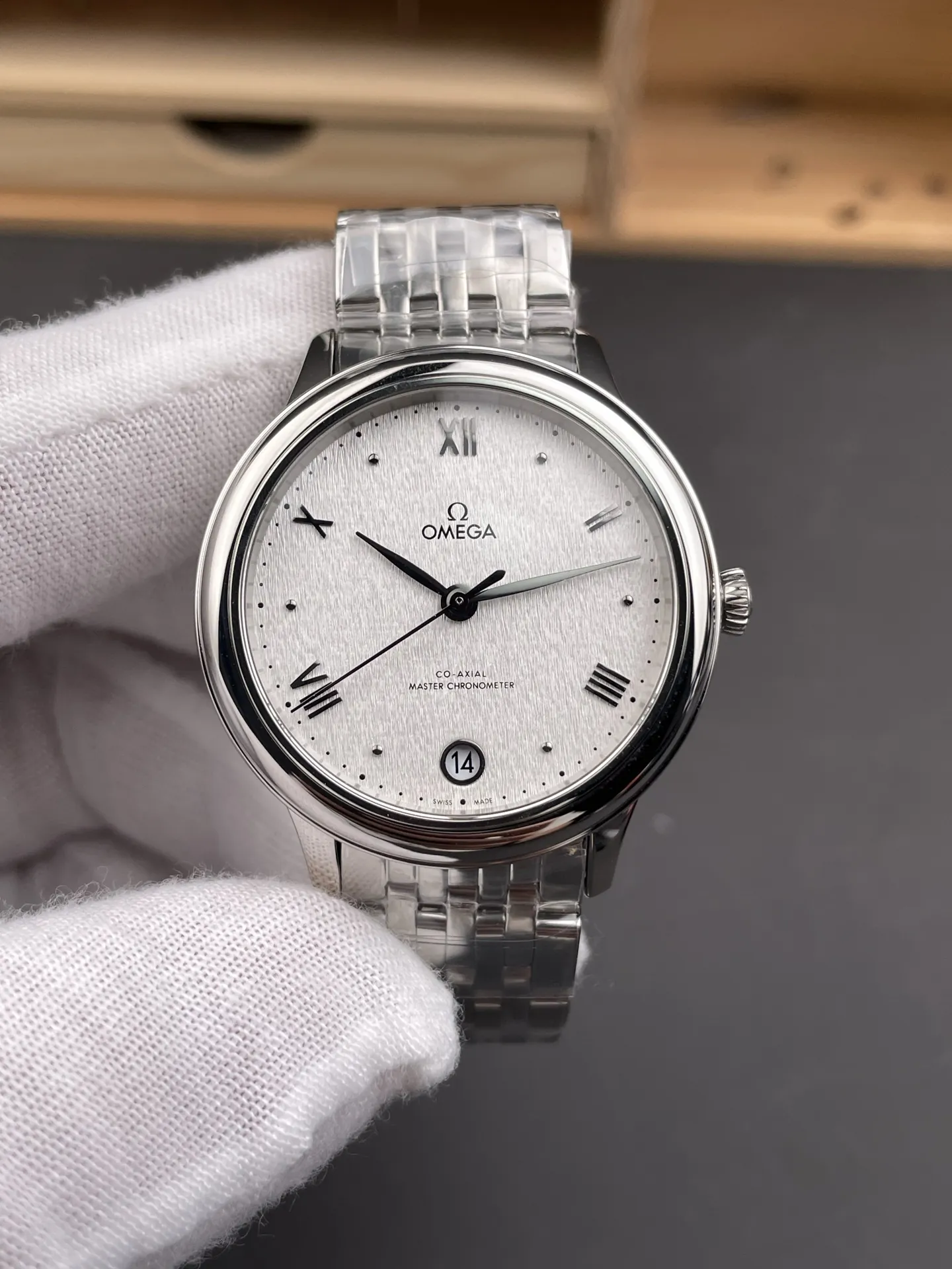 Omega De Ville Silver Dial 34mm