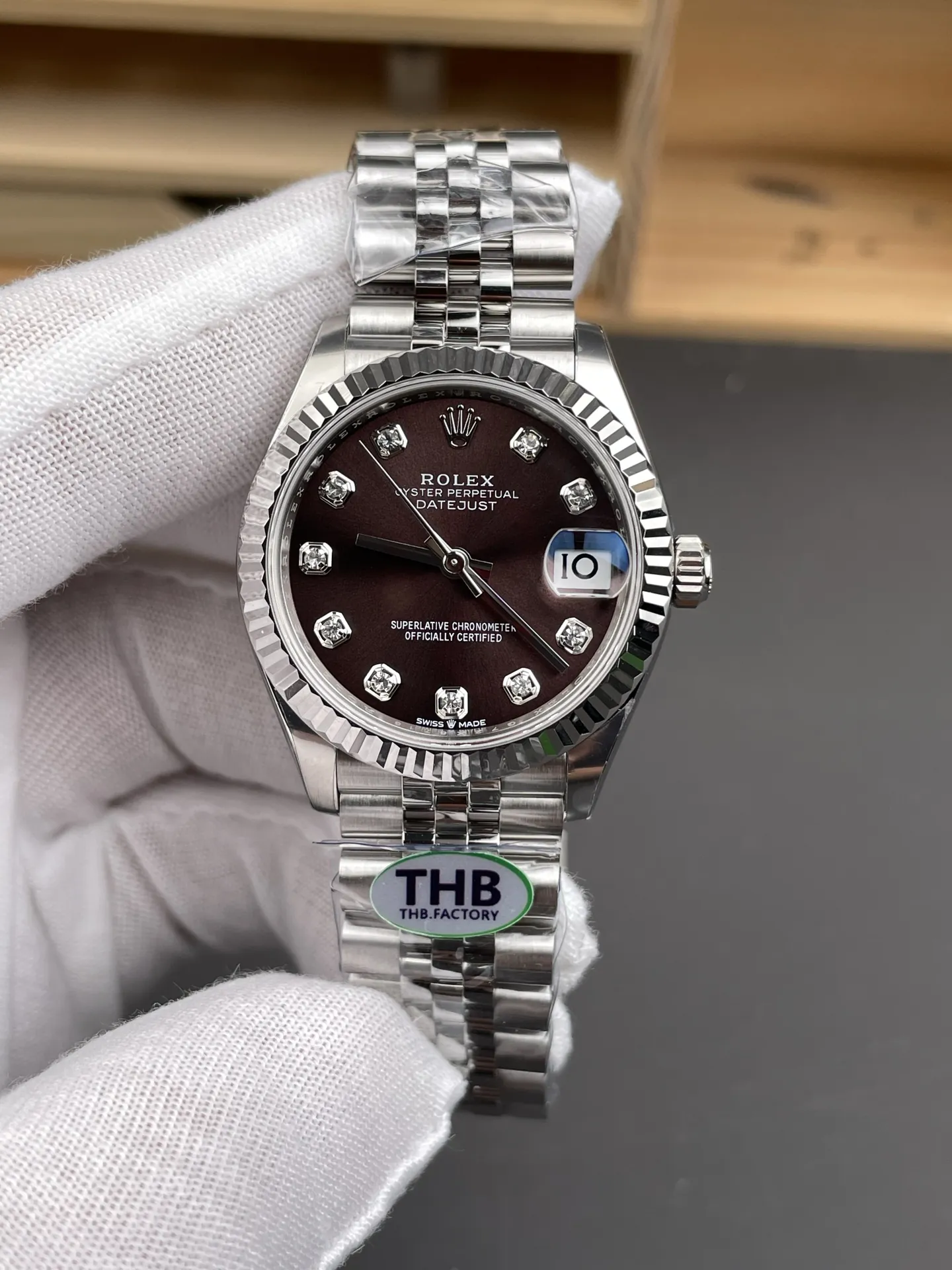 Rolex Datejust Diamond Markers Ladies 31mm