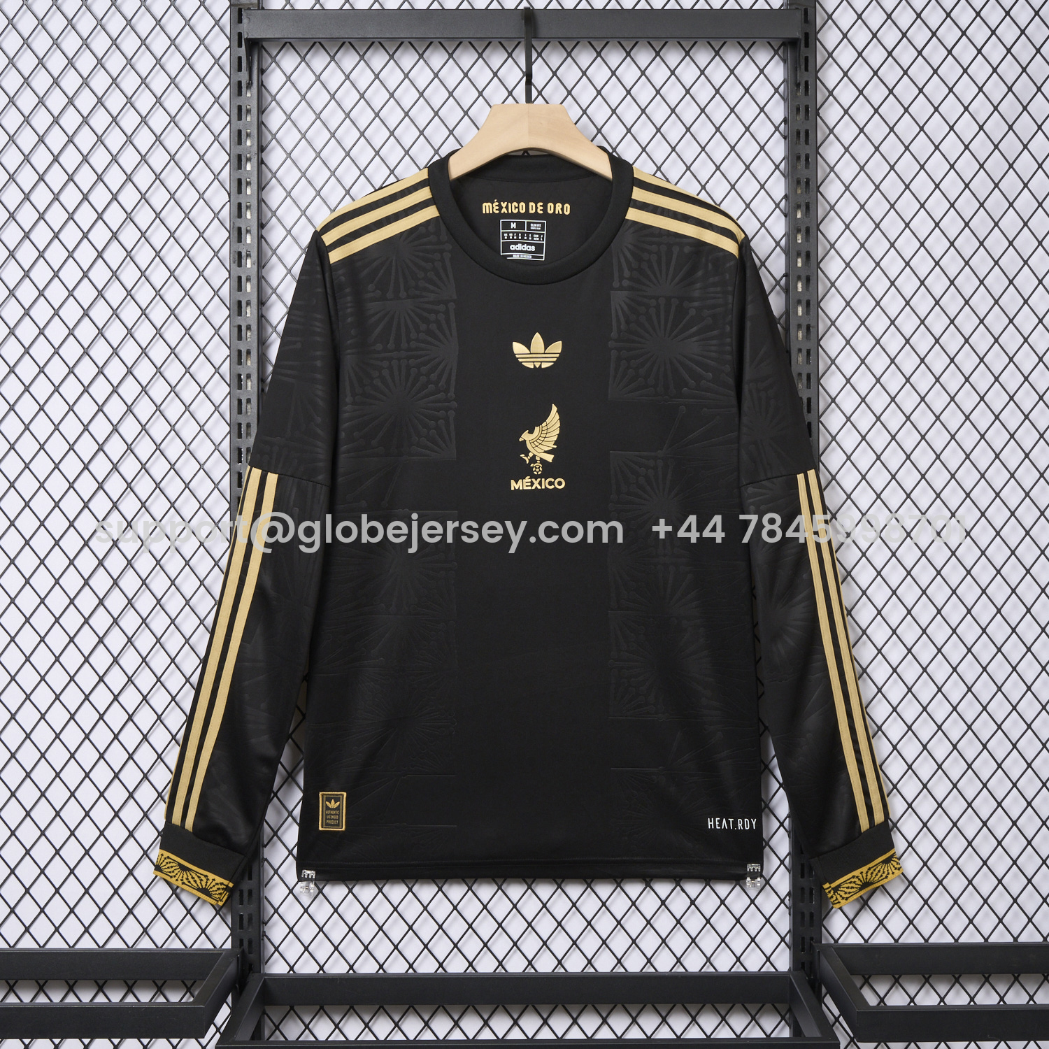 Mexico 2025 Gold Cup Black Long Sleeves Jersey - Fans Version