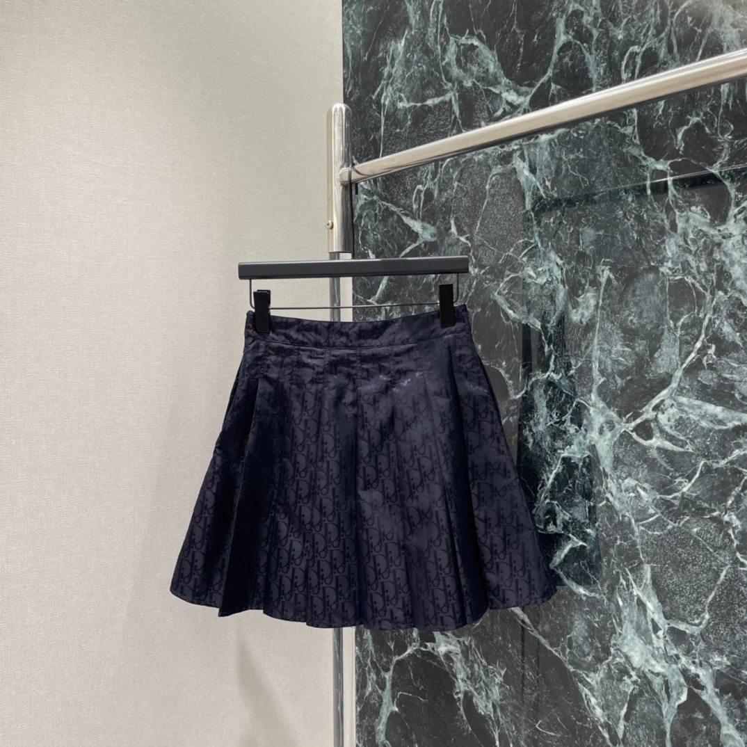 26 Early Spring New Arrival Jacquard Pleated Skirt