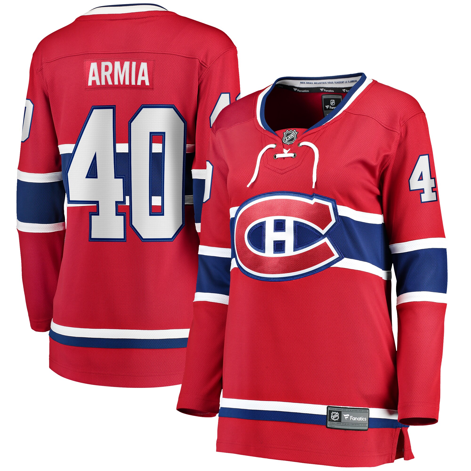 Joel Armia Montreal Canadiens Fanatics Women’s Home Breakaway   Jersey – Red