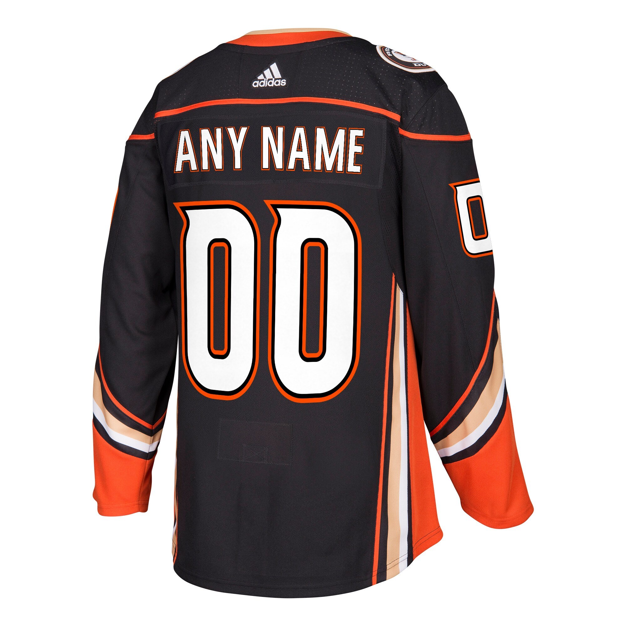 Anaheim Ducks   Custom Jersey – Black