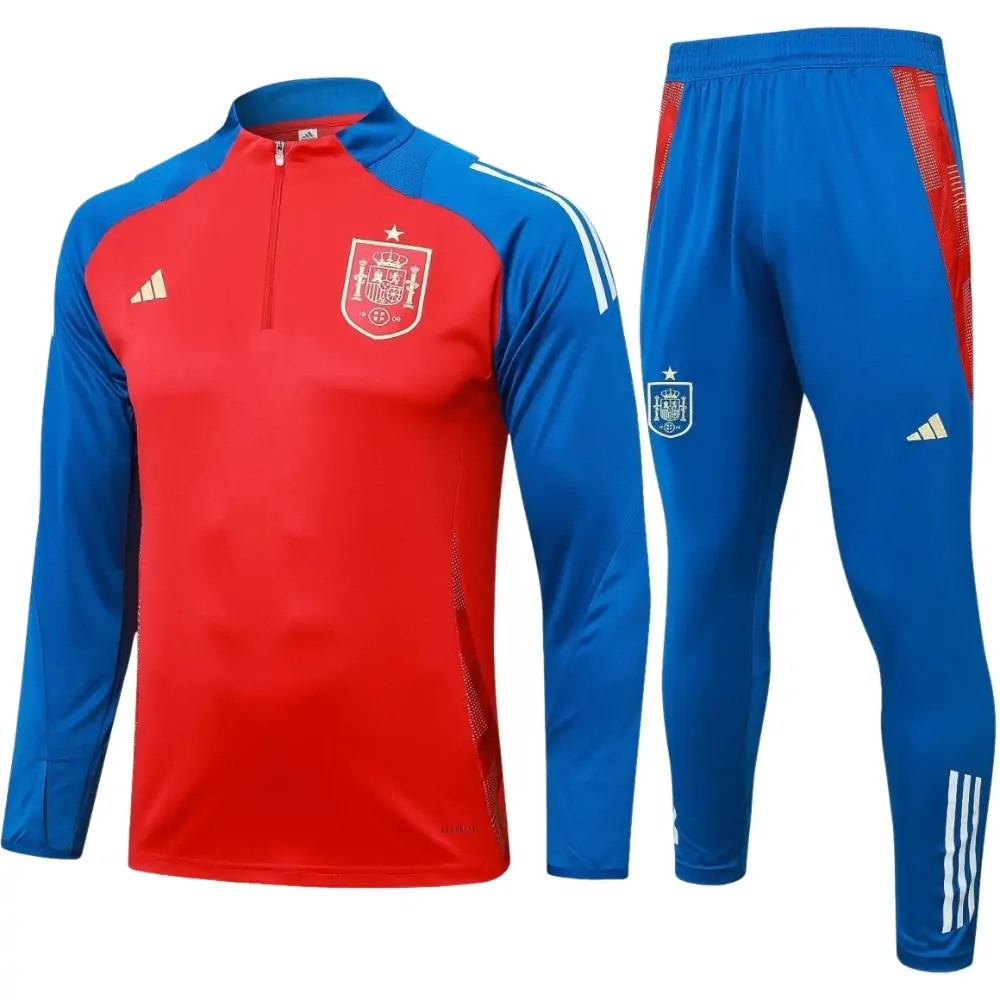 2024 Spain Track Jacket - Half Zipper Adult Set