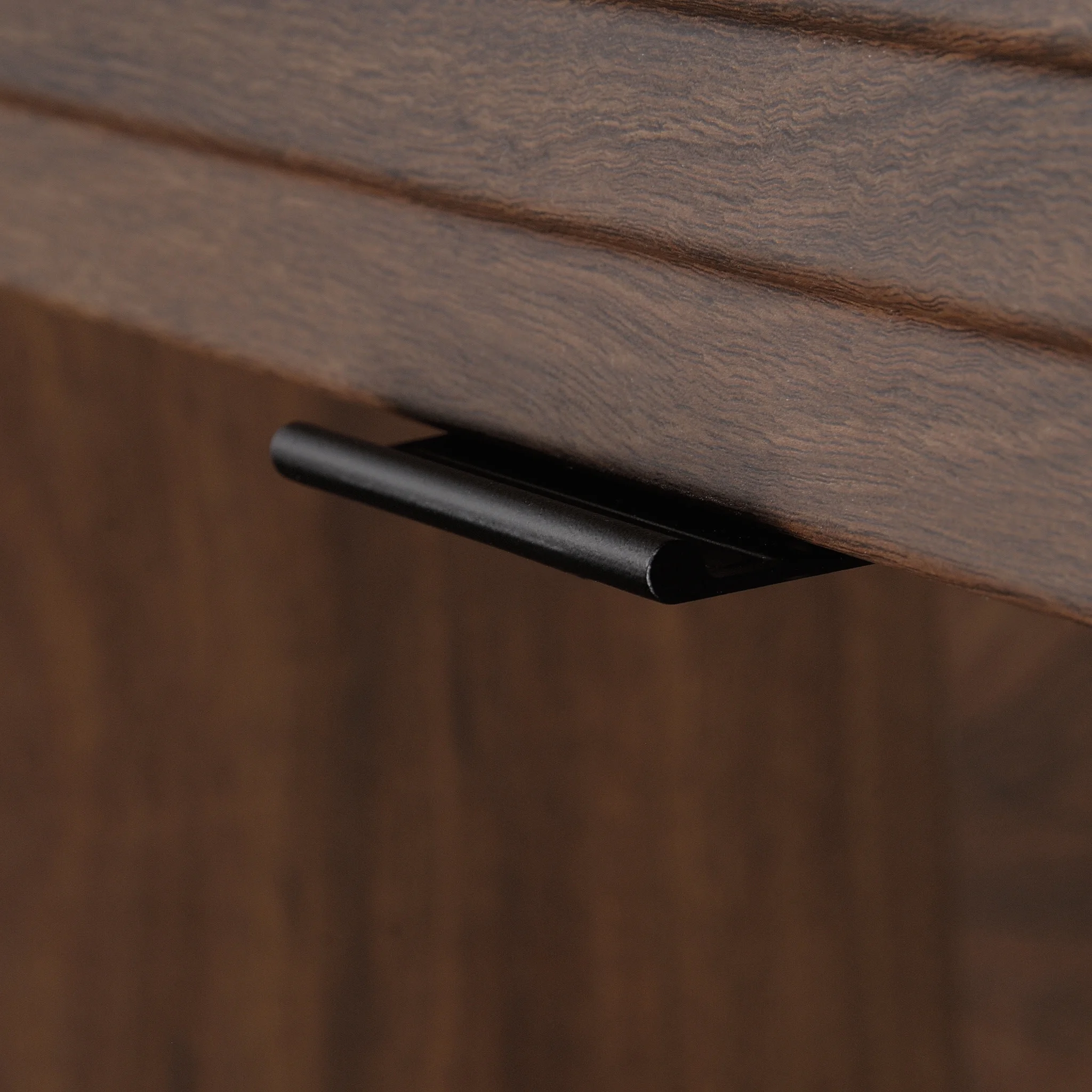 Sauder Englewood Engineered Wood Desk Hutch in Spiced Mahogany