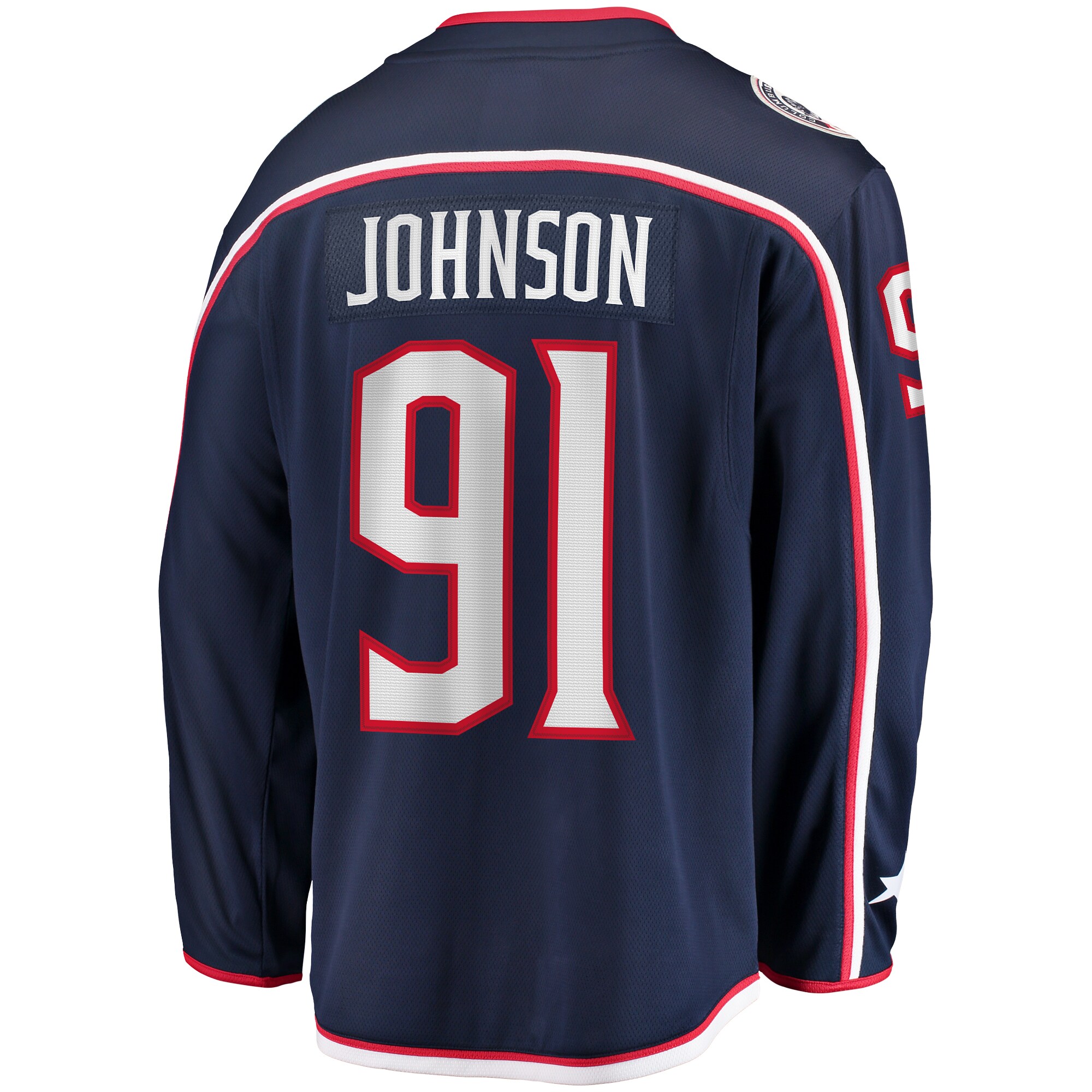 Kent Johnson Columbus Blue Jackets Fanatics Home Breakaway Jersey – Navy