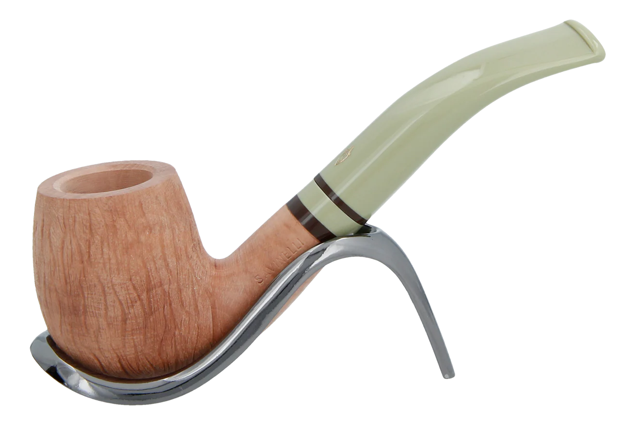 Savinelli Oliva Natural Rustic 601 - 6mm Briar Pipe