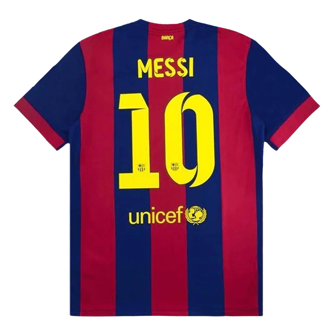 Barcelona MESSI #10 2014/15 Retro Home Soccer Jersey