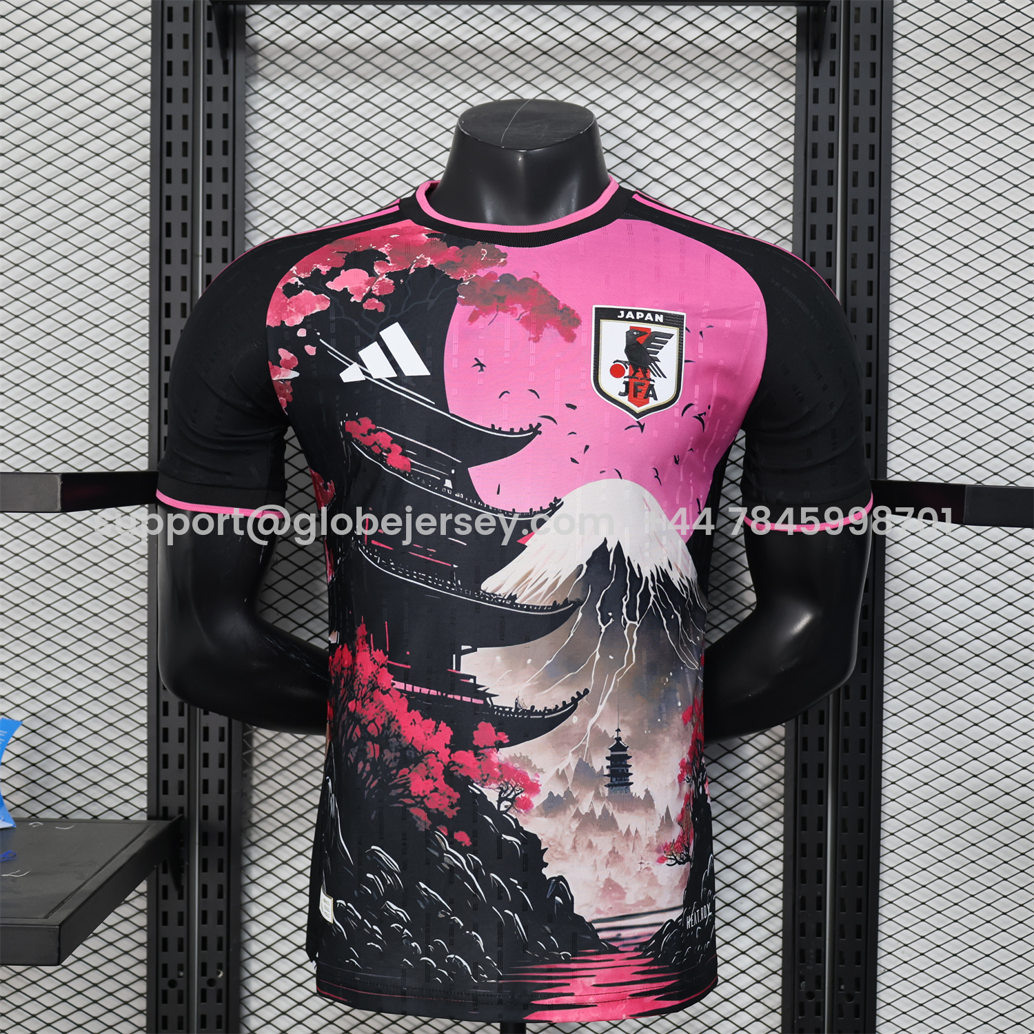 Japan 25-26 Pink Cherry Mount Fuji Special Edition Jersey - Player Version