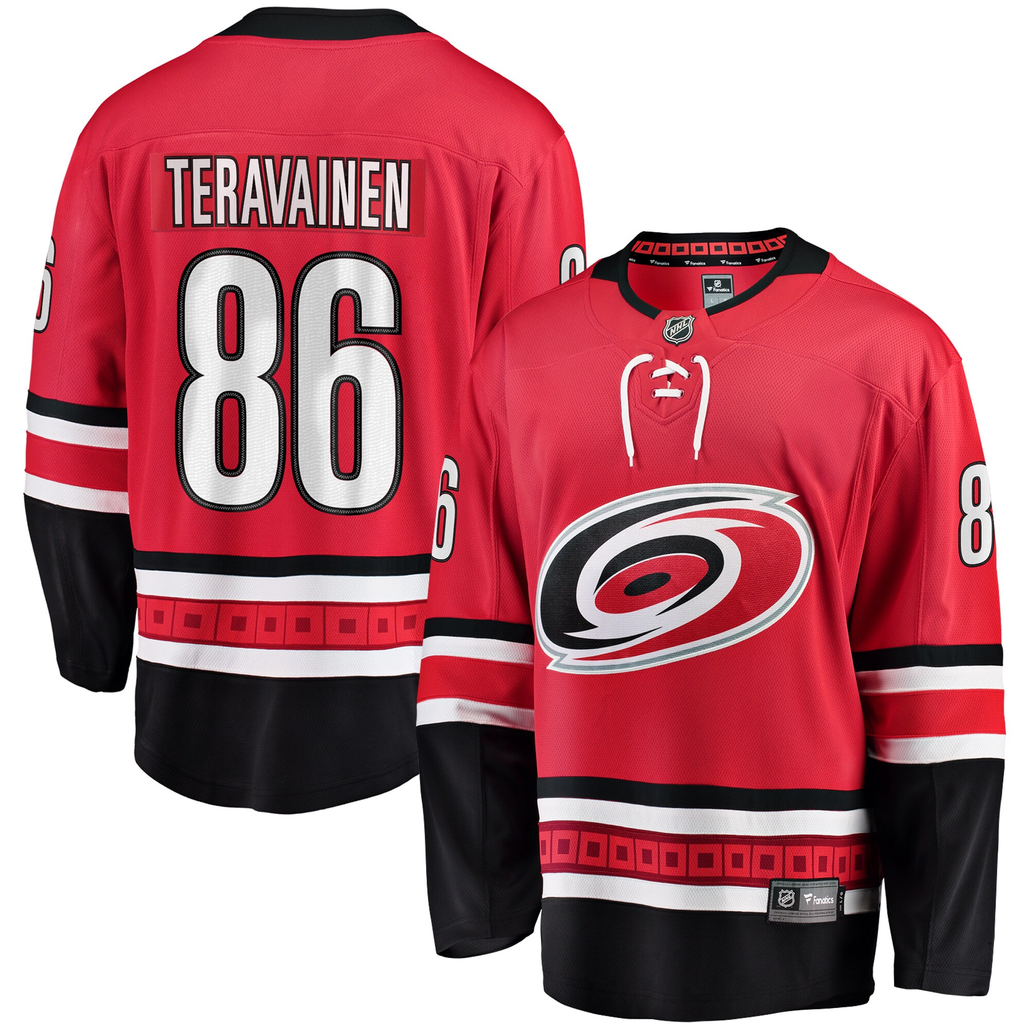 Teuvo Teravainen Carolina Hurricanes Fanatics Alternate Breakaway   Jersey – Red
