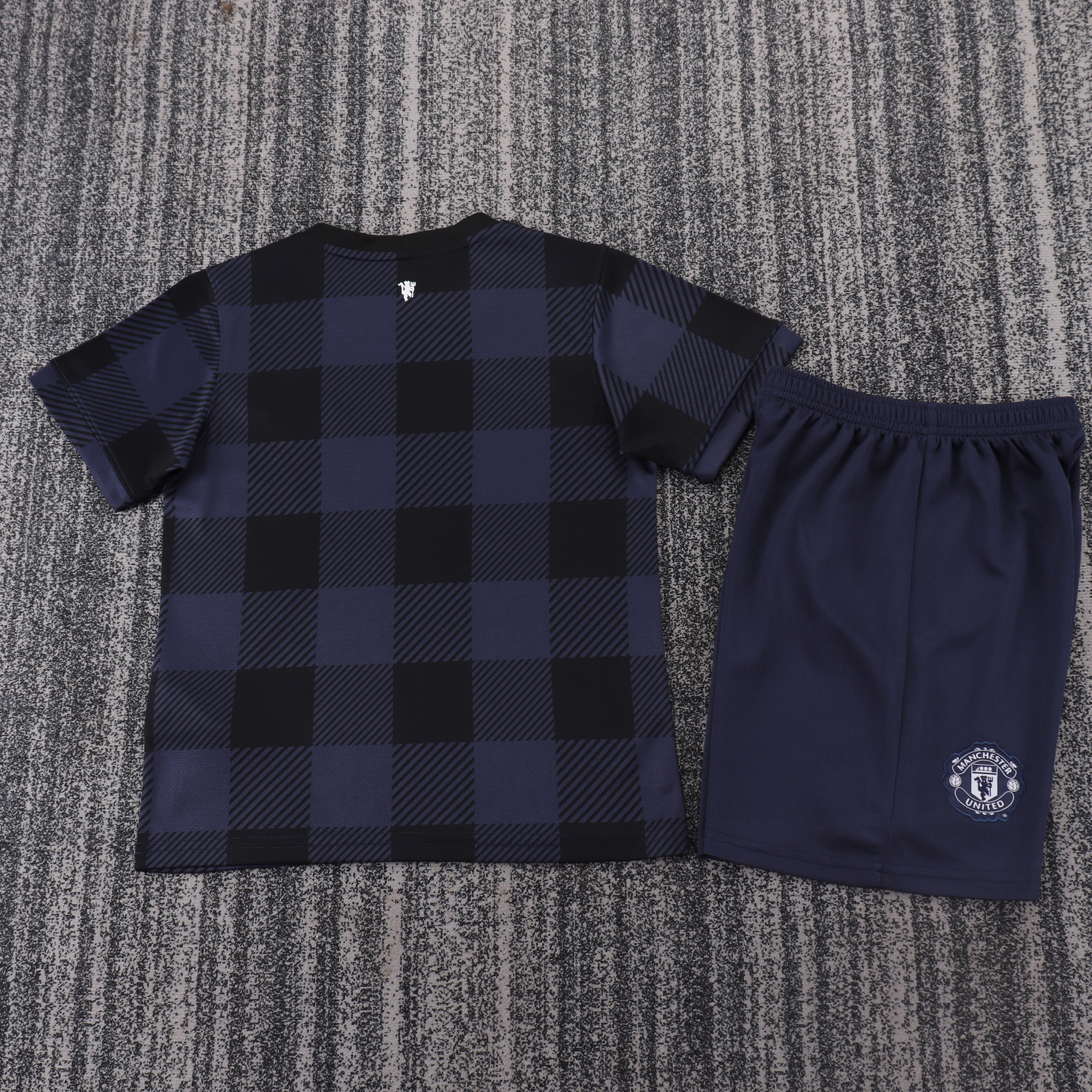 2013-14 Manchester United Away Retro Children's Jersey Set - Fans Edition