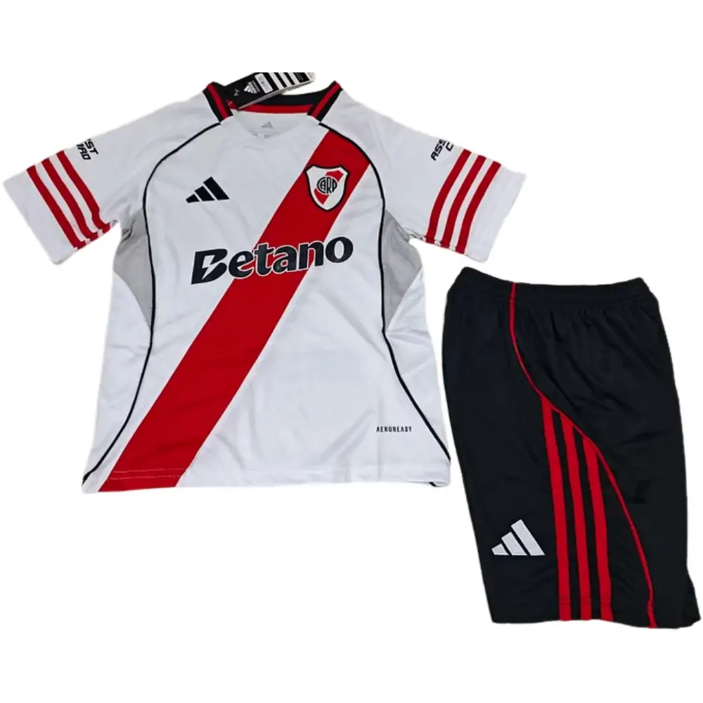 2025-26 River Plate Home Jersey - Children's Size Fans Edition