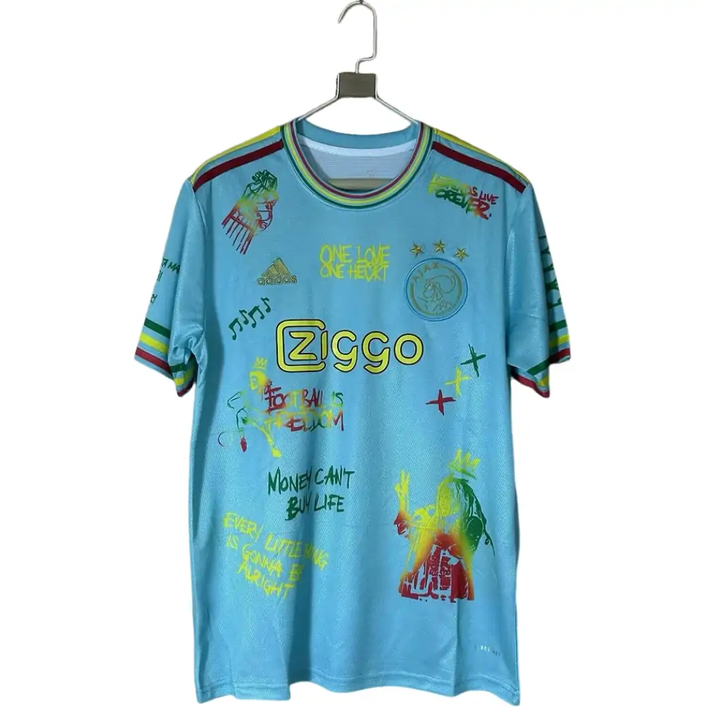 2025-26 Ajax Light Blue Graffiti Board - Jersey