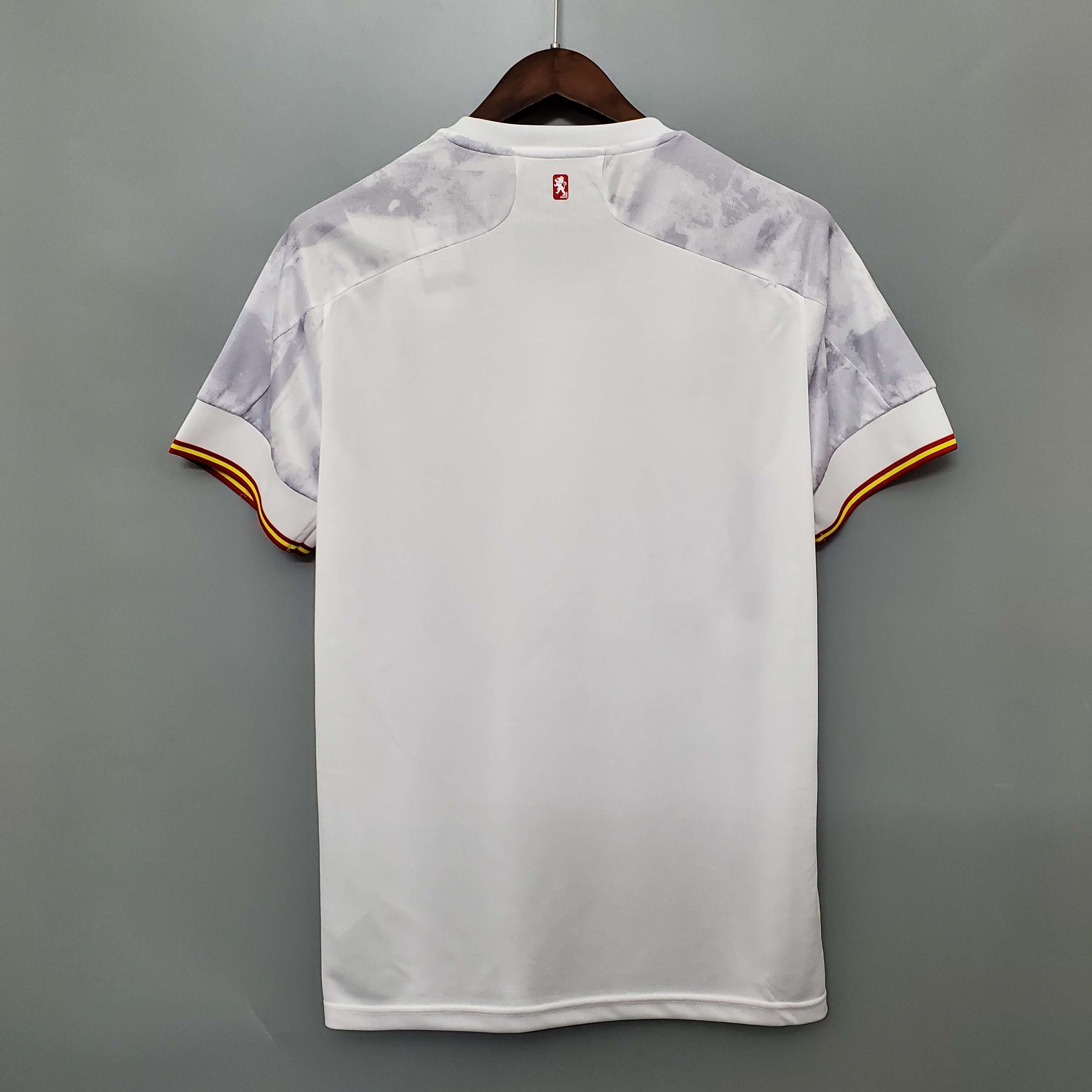 2020 Spain away white jersey.