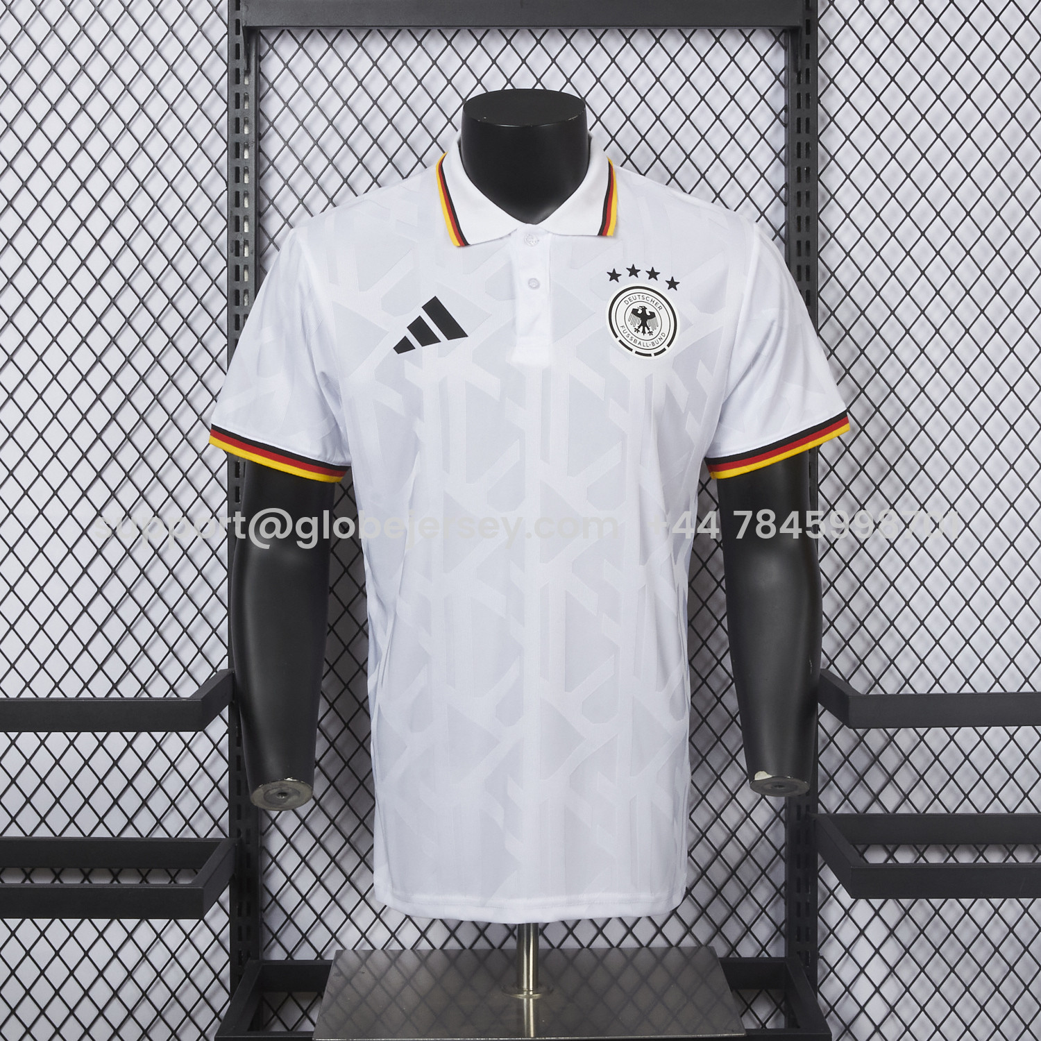 Germany 2026 White Special Edition Polo Jersey - Player Version