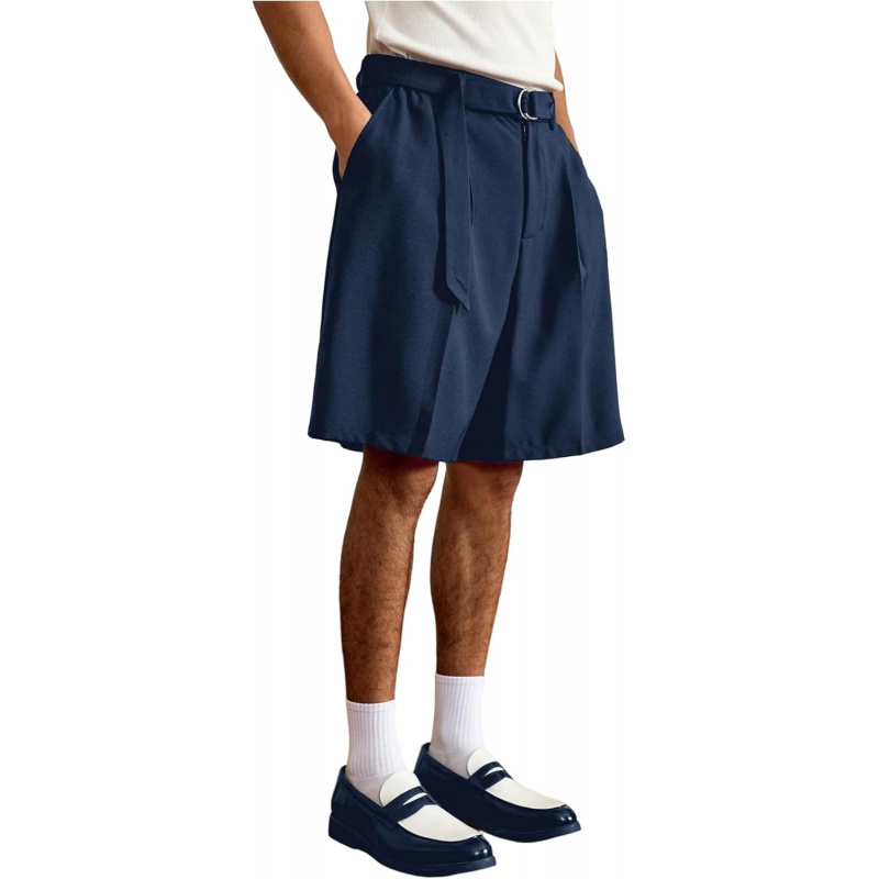 Men's Straight Leg Belted Dressy