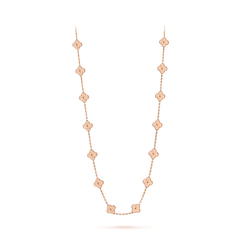 Vintage Alhambra long necklace, 20 motifs