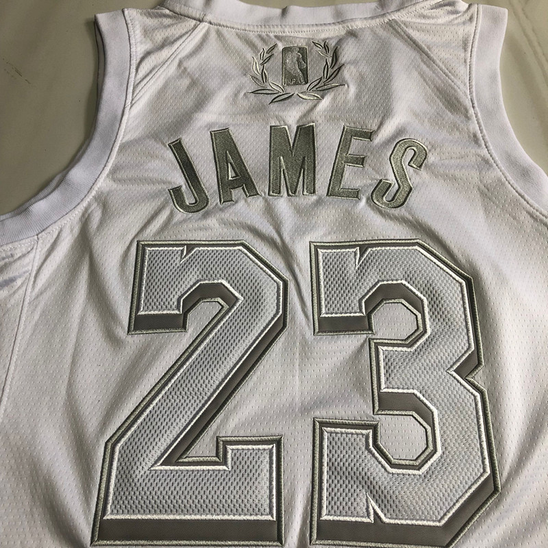 LeBron James Los Angeles Lakers  White 23 MN